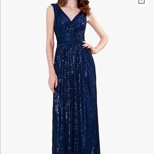 Kate Kasin Sequin Bridesmaid Dress